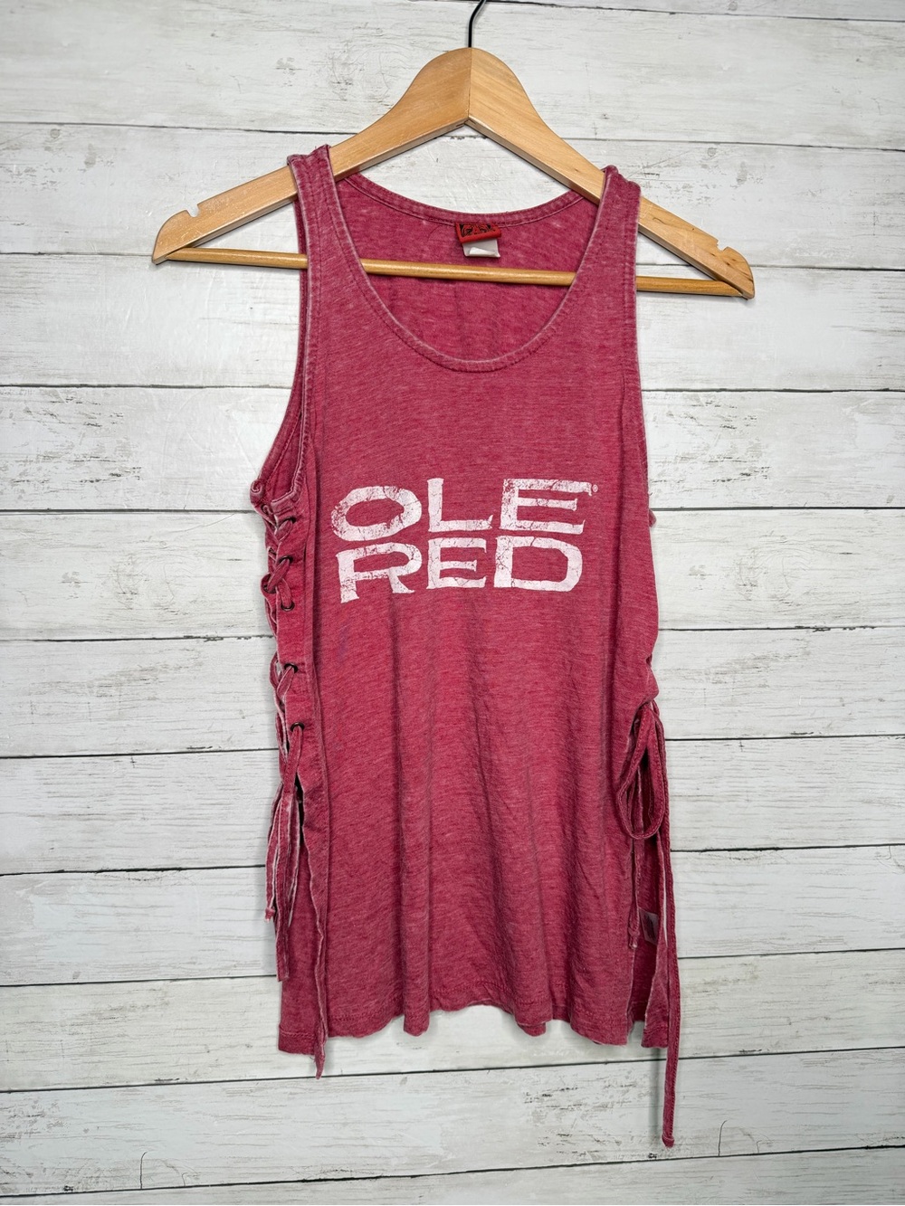Ole Red Blake Shelton Lace Up Sides Tank Top Size Small